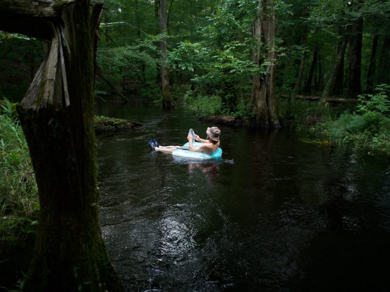 Floating on Holsten Creek